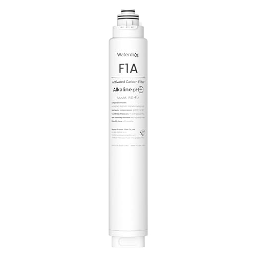 Waterdrop F1A Alkaline Mineral Water Filter Cartridge, 12-Month Replacement