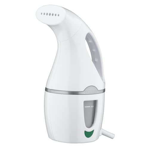 Conair Handheld Travel Garment Steamer All White 1100W for Clothes & Home