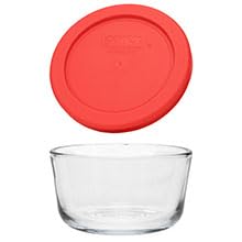 Glass Food Storage Bowls with Plastic Lids - 1-Cup Set of 6, BPA-Free, Made in USA