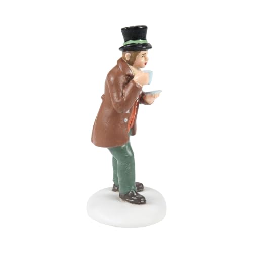 Department 56 Dickens Village Coffee Figurine, Garraway's Coﬀee House Accessory