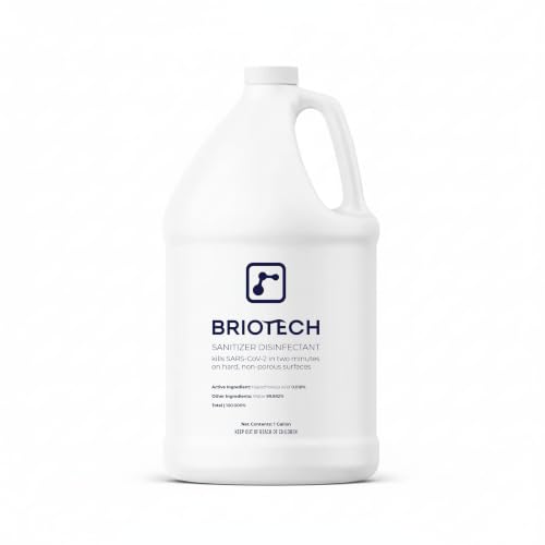 BRIOTECH 1 Gal Hypochlorous Acid Disinfectant Refill - Food Safe, Kills SARS-CoV-2 & Bacteria