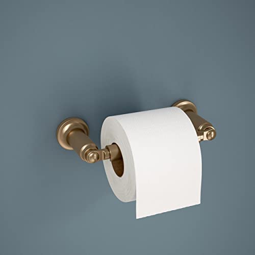 Delta Saylor Wall Mount Toilet Paper Holder - 1-Pack Champagne Bronze Bathroom Accessory