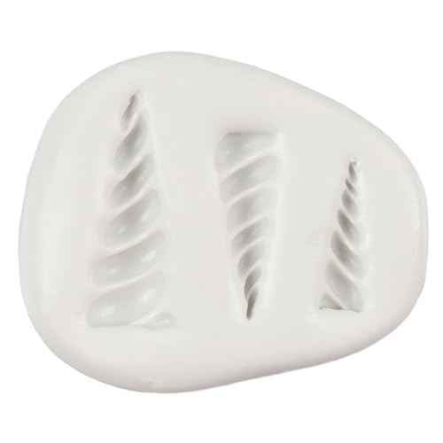 Unicorn Silicone Molds Unicorn Horn Ears Eyelash Rainbow Rose Flower Fondant Mold For Cake Decoration Cupcake Topper Sugar Craft Chocolate Candy Gum Paste Polymer Clay Set of 6