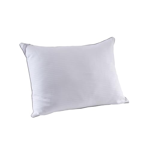 Isotonic Indulgence Synthetic Down Pillow - Standard/Queen for Back & Stomach Sleepers