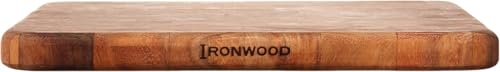 Ironwood Oslo End Grain Square Acacia Wood Cutting Board - 12 x 12 Inch