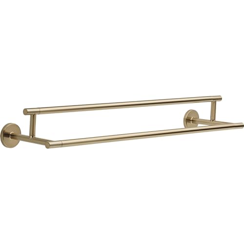 Delta 75925-CZ 24-Inch Champagne Bronze Double Towel Bar Bathroom Hardware