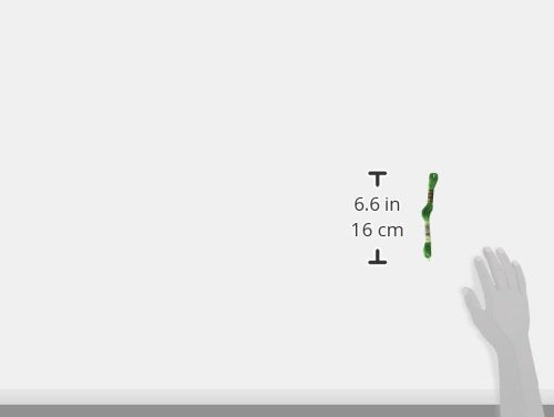 DMC Light Christmas Green Embroidery Floss - 8.7-Yard Six-Strand Thread for Cross-Stitch & Needlework