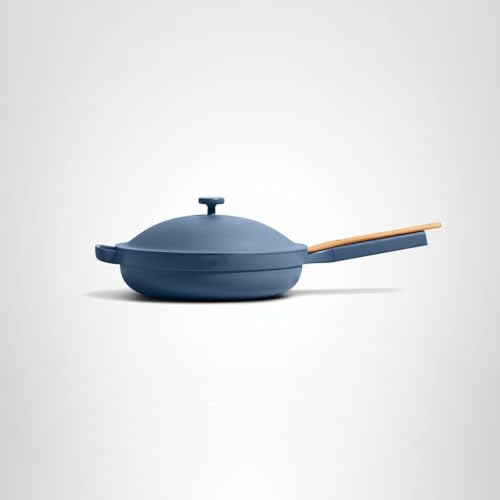 Our Place Large Always Pan | 12.5" Ceramic Pan with Modular Lid & Beechwood Spatula | Patented 10-in-1 Nonstick, Non-Toxic Cookware Made Without PFAS | Induction & Oven-Safe up to 450°F | Char