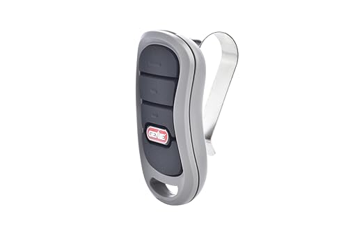 Garage Door Remote 3-Button Genie G3T-R Keyless Entry with Visor Clip - 1 Pack