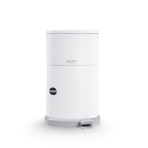 Janibell Akord Slim 7-Gallon Adult Diaper Pail with Hands-Free Pedal & Odor Control