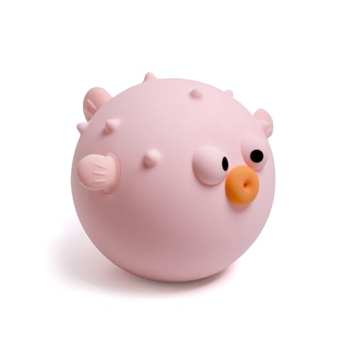 Cute Anemonefish Night Light, LED Squishy Night Lamp, Dimmable Timer Nursery Nightlight for Kids, Rechargeable Touch Lamp, Dorm Decor, Kids Funny Gifts(Pink Fish)