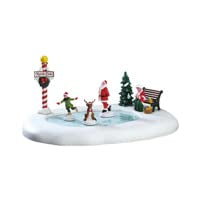 Lemax Ice Follies Rink Village Accessory – Multicolor Resin Miniature