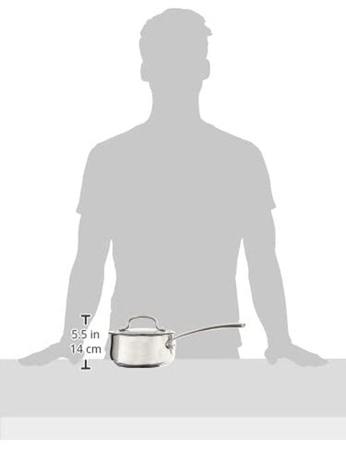 Cuisinart 419-14 Contour Stainless 1-Quart Saucepan with Cover
