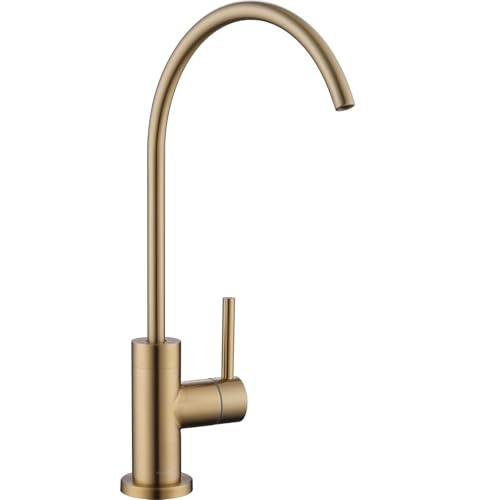 AguaStella AS09CPB Champagne Bronze Kitchen Water Filter Faucet for Reverse Osmosis Systems