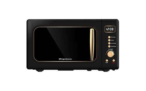 Frigidaire Retro Black Countertop Microwave Oven 0.7 Cu Ft 700W with Auto Cook