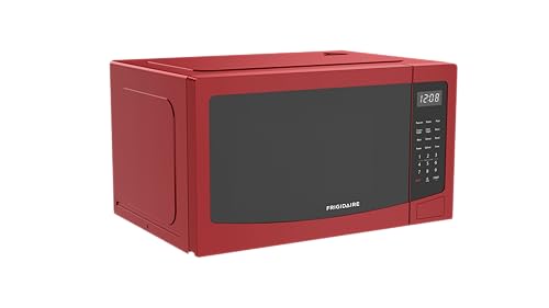 Frigidaire 1.1 cu ft Red Microwave Oven - 1000W, Touchpad, Child Lock