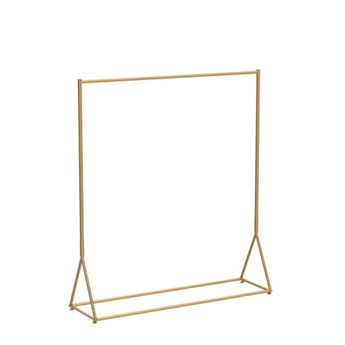 Gold Metal Clothing Rack Freestanding Heavy Duty Garment Rack for Bedroom & Retail