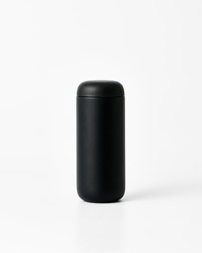 Fellow Carter Move Ceramic Lined Travel Mug 16 oz - Matte Black, Leak-Proof Lid