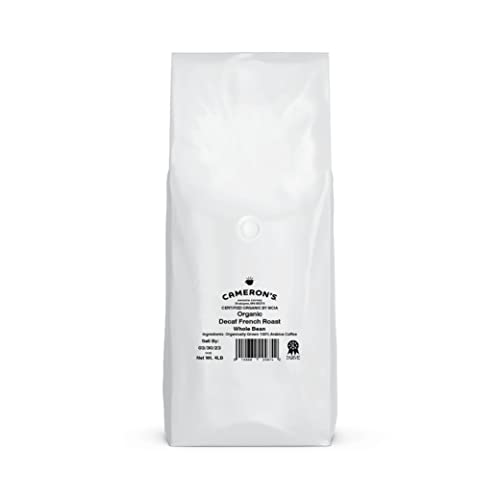 Organic Decaf French Roast Whole Bean Coffee - 4 Pound Bag
