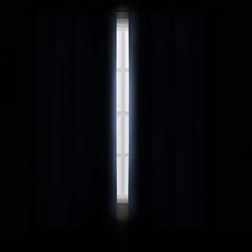 Sky Blue Thermal Blackout Curtains Set of 2 - 52 x 84 Inch Room Darkening Drapes with Grommets