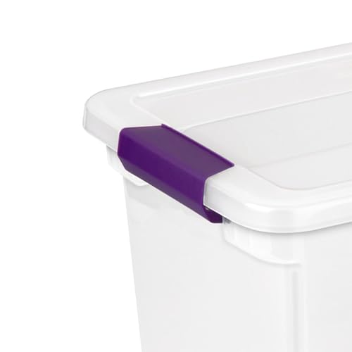 Sterilite ClearView Latch Storage Bins 27 Quart - 12 Pack