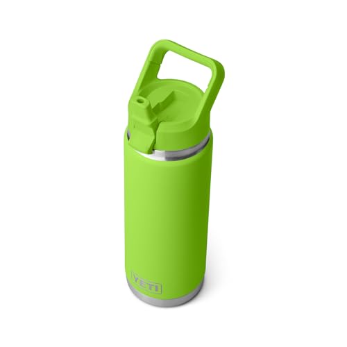 YETI Rambler 26 oz Bottle Venom - Vacuum Insulated Stainless Steel with Color Match Straw Cap