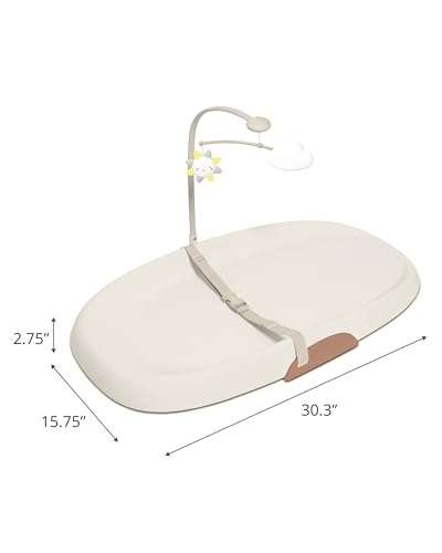 Skip Hop Baby Changing Pad, Nursery Style, Wipeable, Contoured with Cushioned Foam, Oat 16"