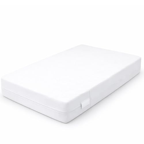 Guardmax Full Mattress Protector Zippered 12" Deep Waterproof Bed Bug Cover - White