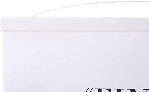 Benjia Magnetic Light Wood Poster Frame - 30" for Photos & Artwork | White, 1 Pack
