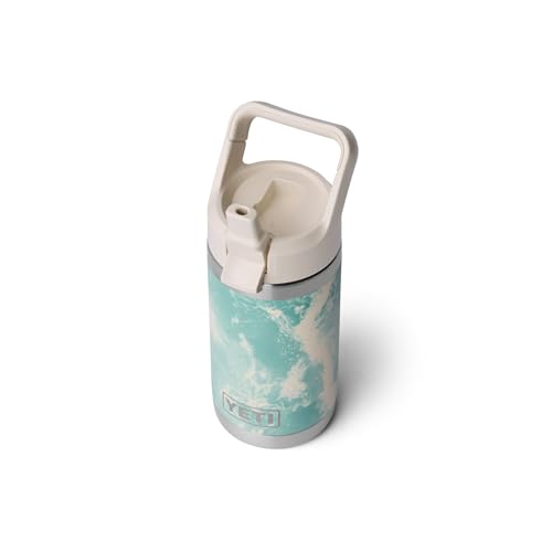 YETI Rambler Jr. 12 oz Kids Water Bottle with Straw Cap - Sea View Variation