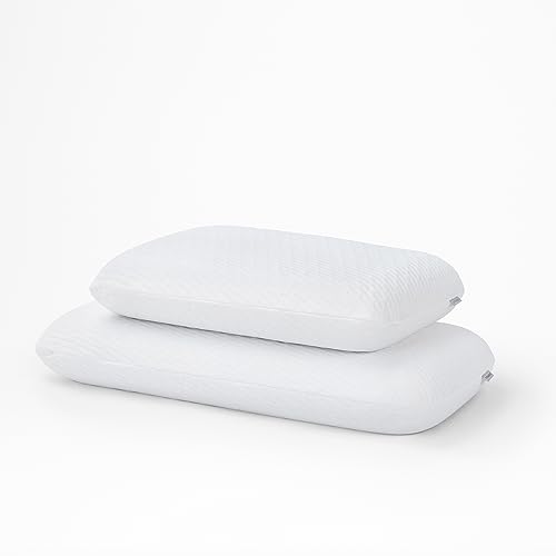 Foam Pillow - Standard Size with T&N Adaptive Foam, Cooling Gel & Graphite Infused