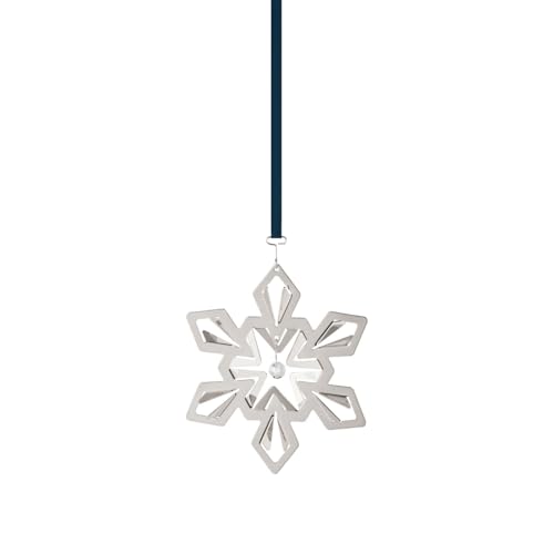 Georg Jensen Christmas Collectibles Snowflake Palladium Plated