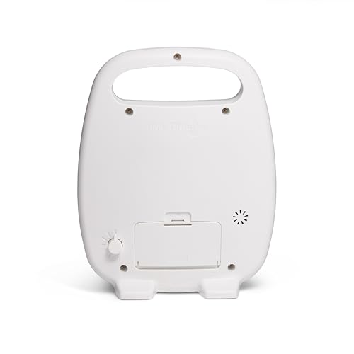 5-Minute Visual Timer for Desk - Silent Countdown Timer with Handle, Classroom & Office Use - White 5-1/2 x 7 in