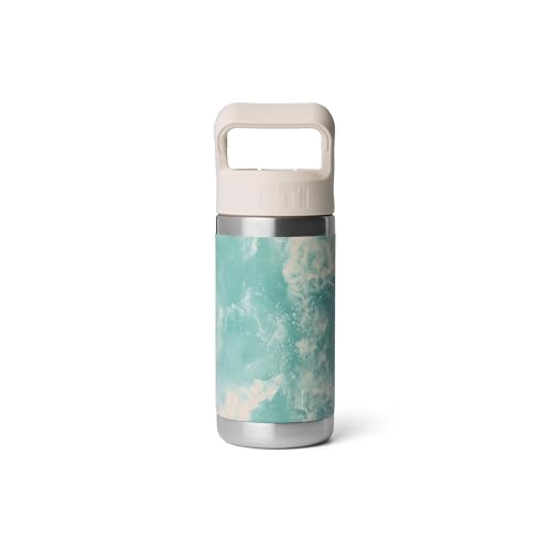 YETI Rambler Jr. 12 oz Kids Water Bottle with Straw Cap - Sea View Variation