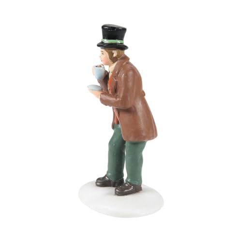 Department 56 Dickens Village Coffee Figurine, Garraway's Coﬀee House Accessory