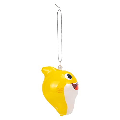 Kurt S. Adler Baby Shark Christmas Ornament - Smiling Yellow 3.5"