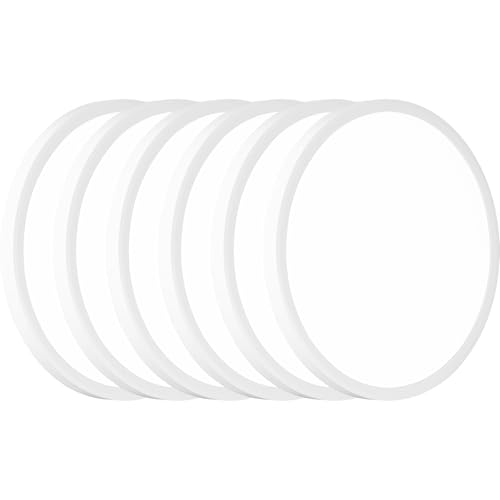 12-Inch White Dimmable LED Flush Mount Ceiling Light - Ultra Slim 24W Kitchen & Bedroom Lighting (Variation: White 01)