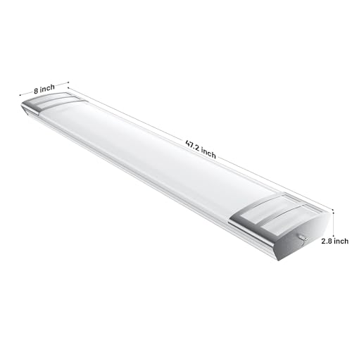 ANTLUX 4ft LED Linear Flush Mount Light 50W 5600lm 5000K Kitchen Ceiling Fixture