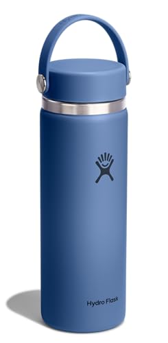 Hydro Flask 20 oz Wide Mouth Insulated Water Bottle in Harbor Blue - Leakproof & Refillable