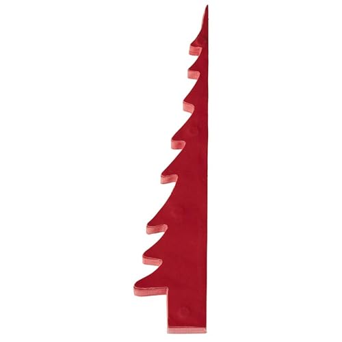 Santa Barbara Design Studio Siberian Deep Red Honeycomb Paper Christmas Tree, 14-Inch Foldable