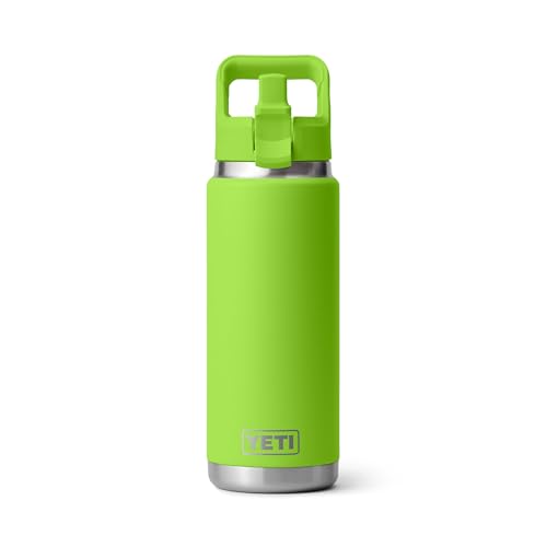 YETI Rambler 26 oz Bottle Venom - Vacuum Insulated Stainless Steel with Color Match Straw Cap