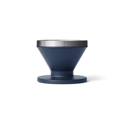 YETI Pour Over Coffee Maker Accessory Navy Fits All V60 Filters Durable Stainless Steel