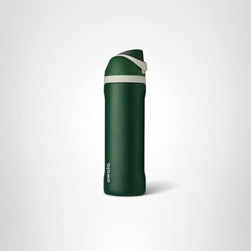 Owala Harry Potter FreeSip Insulated Stainless Steel Water Bottle with Straw, BPA-Free Sports Water Bottle, Great for Travel, 24 Oz, Slytherin