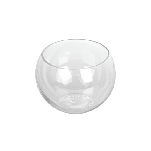 Disposable Clear Plastic Appetizer Bowls - 4 oz Sphere Cups, Pack of 100
