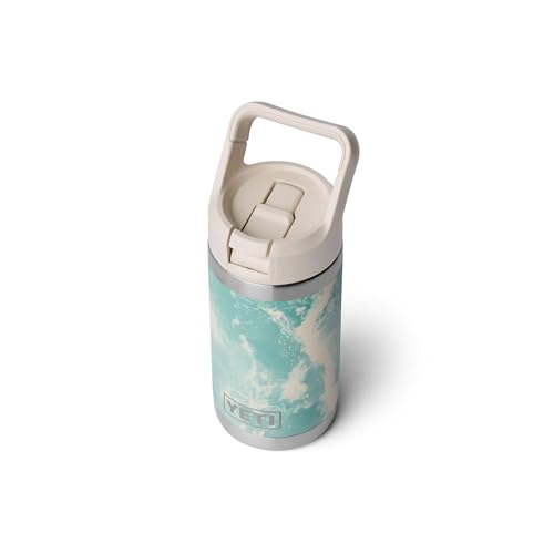 YETI Rambler Jr. 12 oz Kids Water Bottle with Straw Cap - Sea View Variation