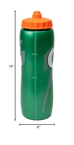 32 oz Sports Water Bottle Pack of 6 - Easy Grip BPA-Free Hydration Bottles