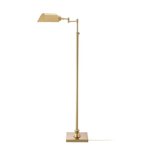 O'Bright Arcadia Pharmacy Floor Lamp - Antique Brass, Dimmable, Adjustable Height