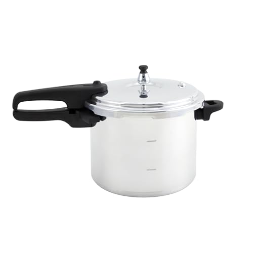 IMUSA 7 Quart Aluminum Pressure Cooker with Safety Valves - Stovetop Cooking