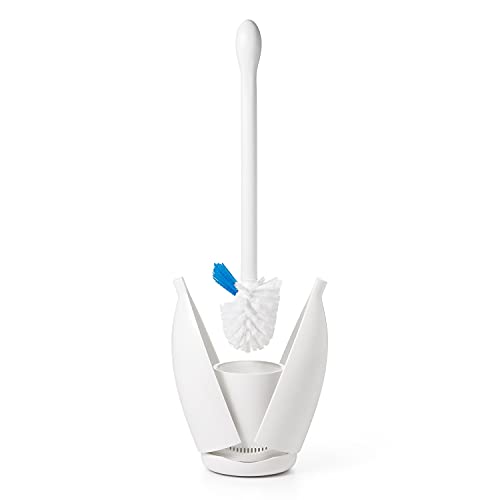 OXO Good Grips Toilet Brush with Rim Cleaner and Storage Canister