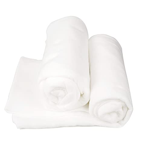 2 Pack Christmas Snow Rolls - 3 Foot X 8 Foot Artificial Snow Blankets for Christmas Decorations